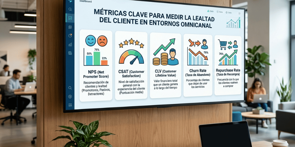 Métricas clave para medir la lealtad de cliente en entornos omnicanal
