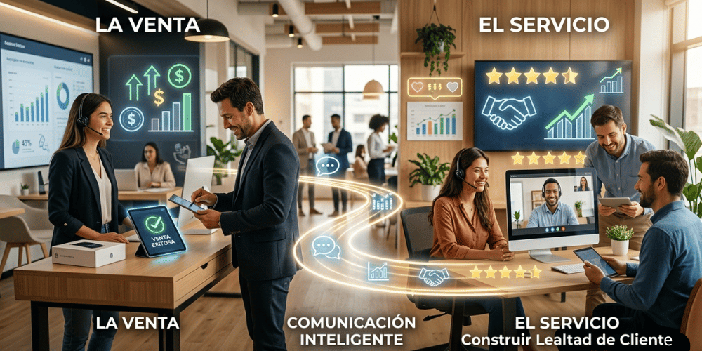De la venta al servicio: cómo construir lealtad de cliente con comunicación inteligente De la venta al servicio: cómo construir lealtad de cliente con comunicación inteligente