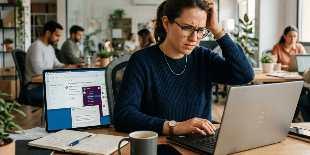 Cliente confundido por inbox fragmentados al recibir respuestas contradictorias en diferentes canales
